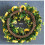 Sunflower Wreath Yellow Artificial 20 Inch 4