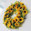 Sunflower Wreath Yellow Artificial 20 Inch 5
