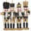 Christmas Nutcracker Ornament Wooden Soldier Set 4pcs 1