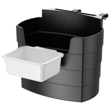 Soporte para papas fritas con clip para salsa de la rejilla de ventilación del auto ITSELFER