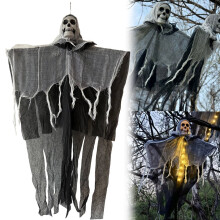 Hanging Halloween Skeleton Ghost Decorations Set of 3