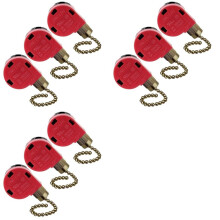 9PC Ceiling Fan  3 Speed 4 Wire Zing Ear ZE-268S6 Fan Pull Chain  Replacement Speed Control  Copper
