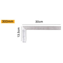 Carpenter L-Square Ruler 250-600mm Silver 4 Sizes