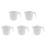 5X 500ml Home Lab Measuring Jug Pitcher Plastic Handle Pour Spout Container 1