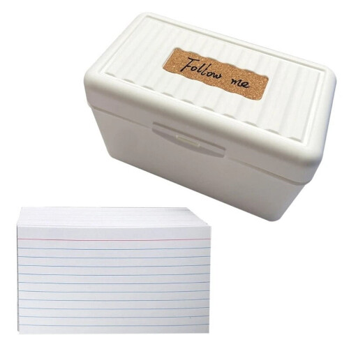 Colored Index Cards 3x5 Inches Tabbed Ruled 200 Sheets