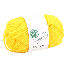 Acrylic yarn set yellow soft multi-purpose 100g