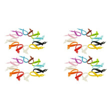 72X Wine Glass Charms, Cup Strip Tag, Beer Glass Cup,Wine Drink ,Cocktail Glass Party Solution