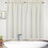 Short Waffle Weave Tier Curtains for Bedroom, Ivory, 2 1