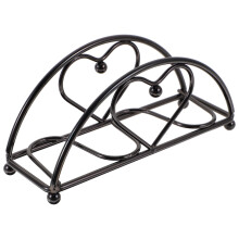 Metal napkin holder for restaurant tabletop