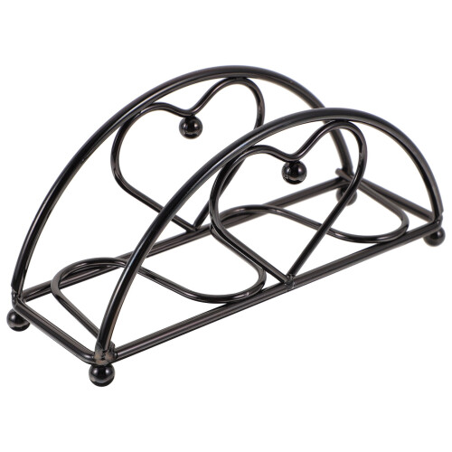 Metal napkin holder for restaurant tabletop
