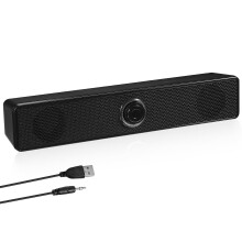 Kotikäyttöön tarkoitettu soundbar-stereokaiutin television työpöydälle