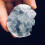 Celestite crystal cluster sky blue natural specimen 4