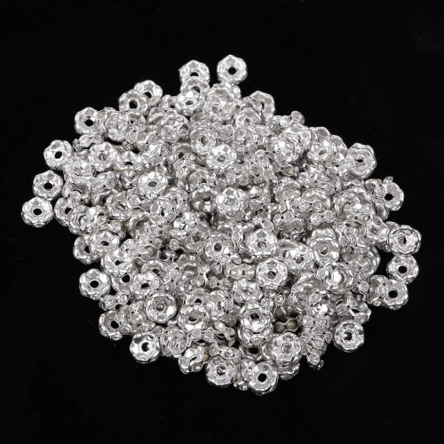 Rhines rondelle spacer beads 6mm 300 pcs 1