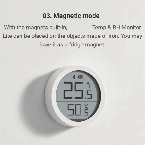 Digital Thermometer Hygrometer Bluetooth 5.0 with E-Ink 1