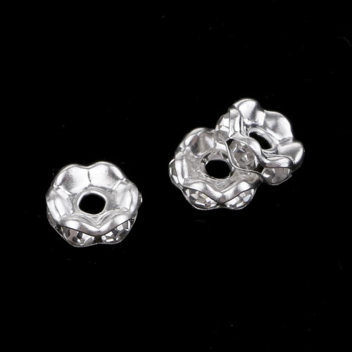 Rhines rondelle spacer beads 6mm 300 pcs 2