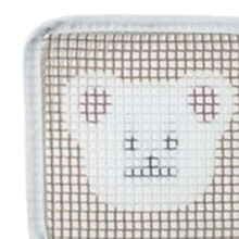 Set med DIY-virkad broderikit Heminredning Hantverkskrokkit för nybörjare 14 cm x 14 cm glasunderläggskrokkit för barn vuxna A