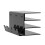Acrylic Keyboard and Mouse Organizer Stand 3-Tier Black 1