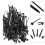 Car cable tie clamp zip tie wrap push rivet clip 100 pcs 3