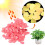 HBASD Glow-in-the-Dark Pebbles Pink 100 pcs 5