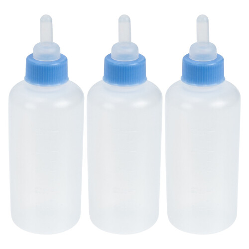 Haust3Pcs Biberons pour animaux de compagnie (chien, chat)