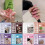 RUOYING Glossy Press-On Nails Long Square 24 pcs 3