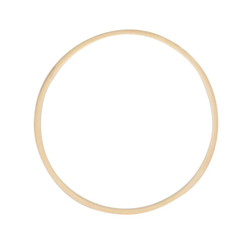 Bamboo hoop macrame craft ring 20cm 1