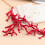 WINDLAND red coral pendant clavicle chain 7