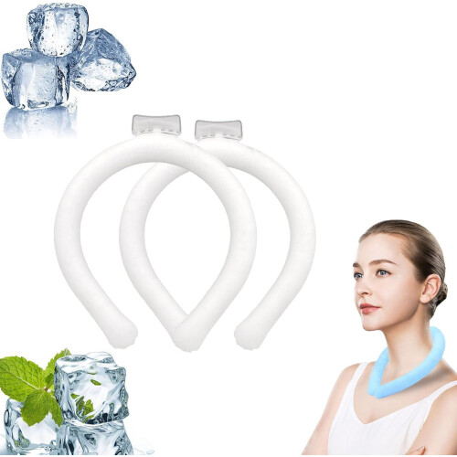 Dr Chilly Ice Ring Neck Cooling Tube Blue 1pc