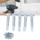 Galvanized Self-Drilling Screws Round Head 4.8x25mm 50PCS 4