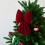 Christmas Tree Topper Bow Red Velvet 1 Pack 1