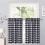 Black and White Buffalo Check Kitchen Curtains 28"W x 30"L 1