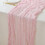 Cheesecloth table runner sage green 10 ft 1