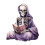 Skeleton Car Ornament Acrylic Swing Pendant 1pc 1
