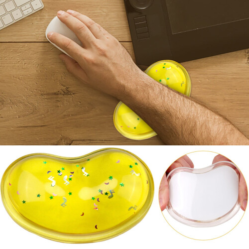 Silicone Gel Wrist Rest Heart Shaped Ergonomic Mouse Pad