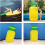 SunyaMood pineapple inflatable air mattress large size 4