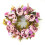 HESITONE peony wreath artificial spring door wreath 16 inch 1