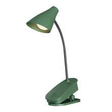 LED Reading Light with Clip USB Rechargeable Flexible Neck