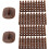 Lettersjablonen van plastic, alfabetstempels, 2 sets 1