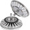 Stainless Steel and Rubber Kitchen Sink Drain Strainer 1 1