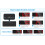 ORIA LED alarm clock with temperature display 6.5 inch red 2