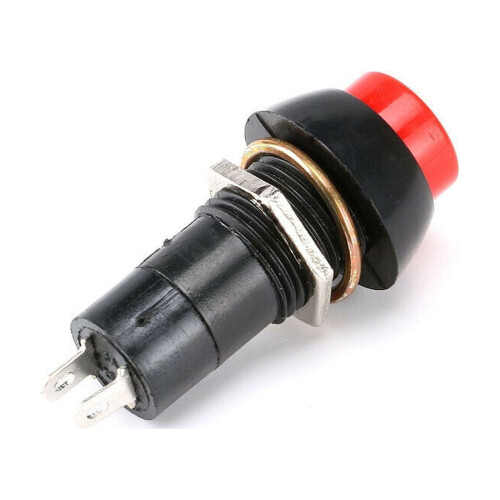 Momentary Push Button Reset Switch Round N/O5A12V DC3A 1