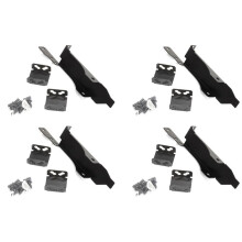 4X Dual Lüfter Montage Gestell Kühlung Kühlkörper PCI Steckplatzhalterung Unterstützung 80MM/90MM/120MM Lüfter für Grafik Video Lüfter