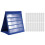 Pocket Chart 13x12 Inches Double-Sided with 20 Dry Erase 1