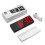 ORIA LED alarm clock with temperature display 6.5 inch red 7