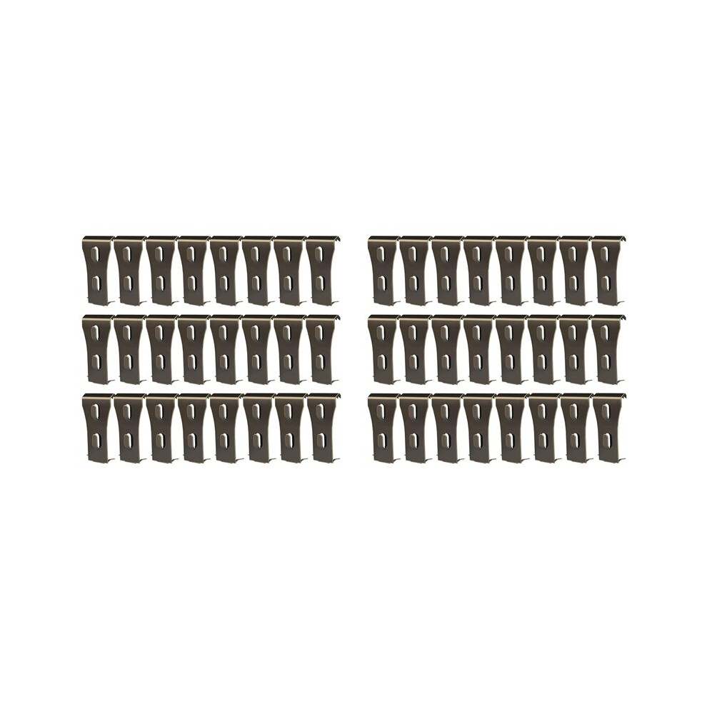 48Pcs Brick Wall Clips Brick Hook Clips Steel Brick Hanger Heavy Duty Metal Hangers For Hanging Outdoors 6033418857977