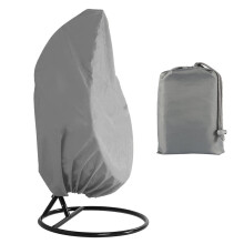 Wicker Swing Seat Cover Outdoor Waterproof Gray