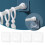 Shower Curtain Rod Holder Clear Tension Bracket 4PCS 2