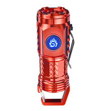 Harliver LED flashlight rechargeable zoomable 1 pack