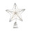 Harliver Silver Christmas Tree Topper Star with Warm White 1