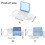 Electric Toothbrush Head Holder Stand Blue 1 Pack 3